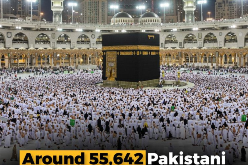 Over 55,000 Pakistani Hajj Pilgrims Arrive in Saudi Arabia; Thousands More Expected Today