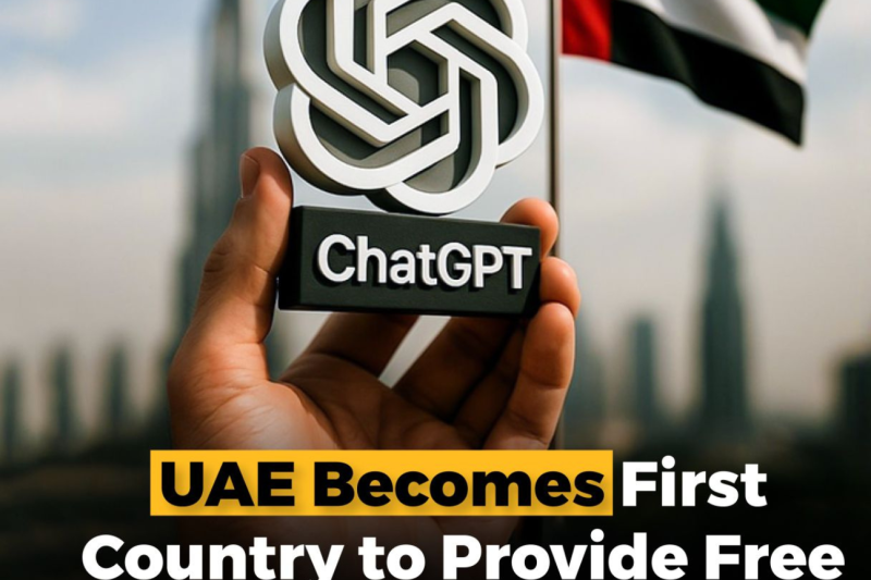 UAE Makes History: First Country to Offer Free ChatGPT Plus to All Residents