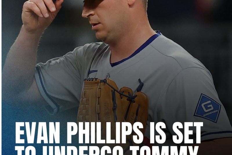 Evan Phillips to Undergo Tommy John Surgery on June 4th: A Major Blow to the Dodgers’ Bullpen