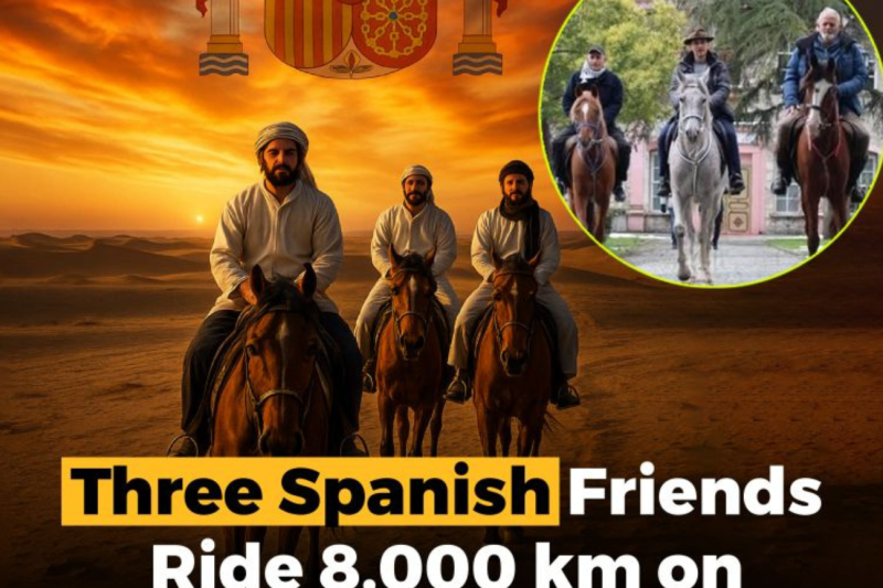 Spanish Friends Embark on an 8,000km Horseback Journey to Perform Hajj