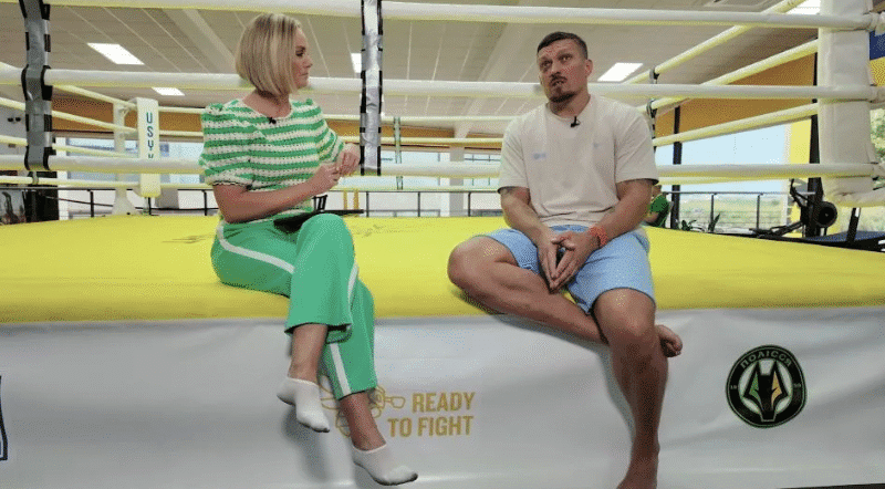 Boxing Champ Usyk Trains for Fight, Mind on Ukraine